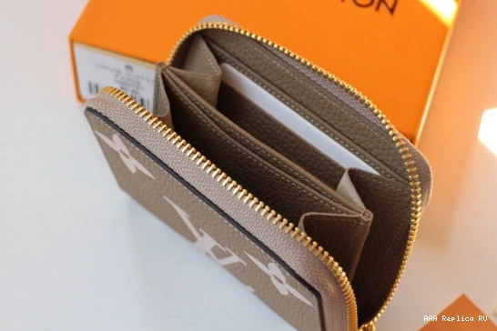 Aaa replica bags LOUIS PURSE VUITTON ZIPPY COIN 0812